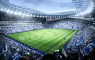 Sân mới của Tottenham bắt đầu nên hình hài