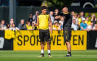 Thần đồng Anh quốc hớn hở trong buổi tập cùng Dortmund