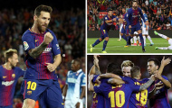 Barcelona 5-0 Espanyol: Đơn giản, Messi là số 1!