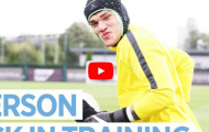 Ederson trở lại mạnh mẽ trong buổi tập cùng Man City