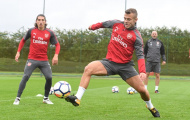Wilshere tập cật lực, sẵn sàng tái xuất ở Europa League