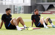 Hủy diệt Juventus, Messi thoải mái trở lại sân tập Barca