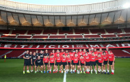 Dàn sao Atletico hớn hở dọn đến 'nhà mới' Wanda Metropolitano