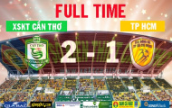 XSKT Cần Thơ 2-1 CLB TP Hồ Chí Minh (Vòng 18 V-League 2017)