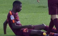 Cận cảnh chấn thương của Dembélé trong trận đấu với Getafe 