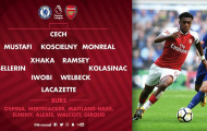 CHÍNH THỨC: Tiếp đón Chelsea, Arsenal chẳng có Ozil lẫn Sanchez