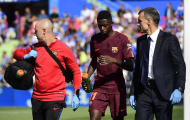 SỐC: Barca mất trụ cột 4 tháng