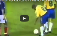 Cú sút phạt khoa học chưa thể lý giải của Roberto Carlos