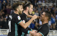 Thống kê ấn tượng sau trận Real Sociedad 1-3 Real Madrid