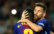 Hàng thủ Eibar không thể cản Lionel Messi