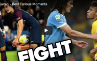 Cavani từng thúc cùi chỏ, đá giò Neymar