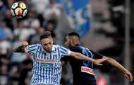 Đối thủ đá như 'lên đồng', Napoli toát mồ hôi tại Paolo Mazza