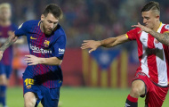 Sao trẻ Girona bị Messi 'tra khảo' ngay trên sân