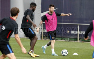 Messi tập luyện cật lực trước chuyến hành quân đến Bồ Đào Nha