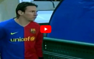 Lionel Messi từng chơi rất hay trước Sporting Lisbon