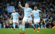 Cú nã đại bác của Kevin De Bruyne vào lưới Shakhtar