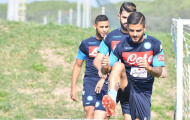 Dàn sao Napoli tập luyện ráo riết để bảo vệ ngôi đầu