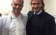 David Beckham trở lại Old Trafford, bảnh bao khoác vai Mourinho
