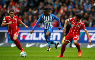 Thua liền 2 bàn trong 5 phút, Bayern hoà thất vọng trước Hertha Berlin