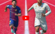 Cristiano Ronaldo đua tốc độ với Lionel Messi trong FIFA 18