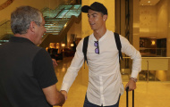 Ronaldo diện sơ-mi trắng hội quân cùng đội tuyển Bồ Đào Nha