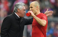 Robben 'dỗi' Ancelotti vì không cho tập... ăn vạ