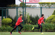 Sanchez tập luyện cật lực cho 'trận sống mái' với Brazil