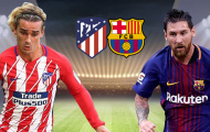 Đội hình kết hợp Atletico - Barcelona: Song sát Griezmann - Messi