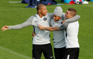 Neymar & Mbappe 'song kiếm hợp bích' quậy tưng sân tập PSG