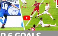 Thiago, Stindl, Kimmich và top 5 bàn thắng đẹp nhất Bundesliga vòng 8