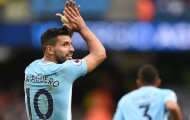 Sergio Aguero cán cột mốc LỊCH SỬ cho Man City