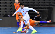 Chùm ảnh: Futsal Việt Nam chia điểm kịch tính cùng Hà Lan