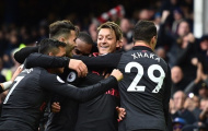 5 khẩu pháo rền vang, Arsenal san bằng Goodison Park