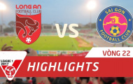 Long An 3-3 Sài Gòn FC (Vòng 22 V-League 2017)