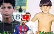 Cristiano Ronaldo và Lionel Messi thay đổi như thế nào từ 1 tuổi đến hiện tại?