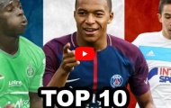 Top 10 tài năng trẻ triển vọng nhất bóng đá Pháp