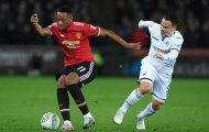 Anthony Martial thể hiện ra sao trước Swansea?