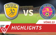 CLB TP Hồ Chí Minh 1-3 Sài Gòn FC (Vòng 23 V-League 2017)