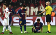 Barcelona thiệt quân sau trận hòa Olympiakos