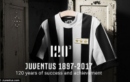 Juventus tung mẫu áo độc, mừng 120 năm thành lập