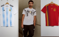 World Cup 2018: Adidas trình làng BST áo đấu mang cảm hứng sọc 3D