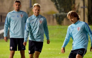 Rakitic và Modric thân thiết khi lên tuyển