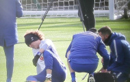David Luiz dính chấn thương trên sân tập