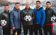 Zidane và các huyền thoại ra mắt trái bóng World Cup 2018