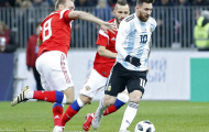 Messi bị 'đeo sát', Aguero giải cứu thành công Argentina