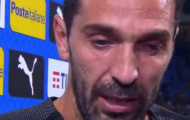 Gianluigi Buffon khóc nức nở trong ngày chia tay tuyển Ý
