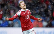 Hat-trick của Christian Eriksen vào lưới CH Ireland
