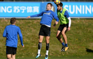 Dàn sao Inter chăm chỉ luyện 'không chiến' trước cuộc đấu với Atalanta