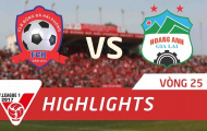 Hải Phòng 1-2 Hoàng Anh Gia Lai (Vòng 25 V-League 2017)