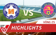SHB Đà Nẵng 2-3 Sài Gòn FC (Vòng 25 V-League 2017)